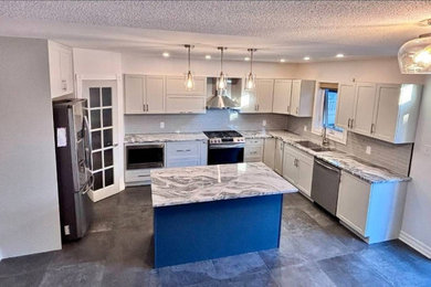 Minimalist kitchen photo in Other