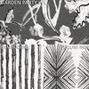 Tulum Ink Geometric Black and Gray Rod Pocket 24" Tailored Tier Curtain Panels