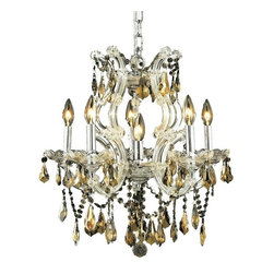 Elegant Lighting - Elegant Lighting 2801D20C-GT/SS Chandelier Maria Theresa - Ceiling Lighting