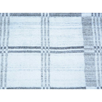 2'x3' 100% Wool Hand Loomed Modern Geometric Design Oriental Rug