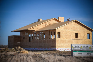 Example of an exterior home design in Other