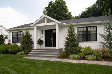 Transitional exterior home photo in New York