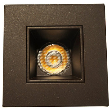 NICOR 2" Square LED Downlight, Oil-Rubbed Bronze