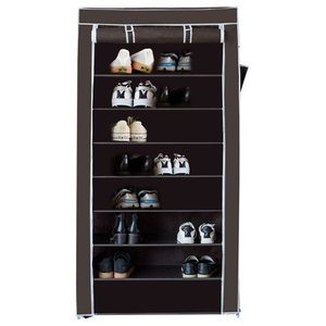 Sunbeam 16 Pair Shoe Rack Contemporary Shoe Storage By Home Basics