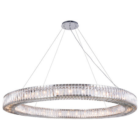 Cuvette 36-Light Chrome Chandelier