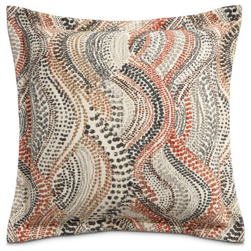 Sundance Wiley 21" Square Throw Pillow Gray/Spice
