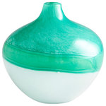 Cyan Design - Medium Iced Marble Vase - Medium Iced Marble Vase