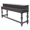 Console Bar Table Traditional Grey