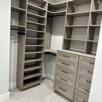 Master closet storage upgrade!