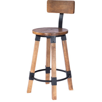 Masterson Counter Stool - Industrial Chic
