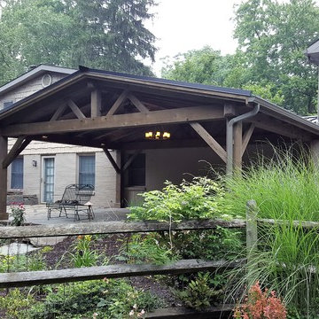 2017 PA Flagstone Patio/Pavilion and Landscape Along Yellow Breeches Creek