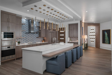 Inspiration for a contemporary kitchen remodel in Tampa