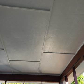 Screened and covered deck addition