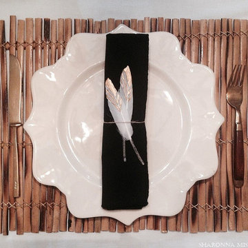 halloween place setting