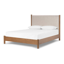 ZINHOME - Roark Bed-Essence Natural-King - Platform Beds