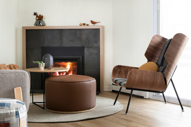 Inspiration for a living room remodel in Minneapolis