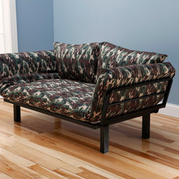 Spacely Futon Lounger | Galaxy Camo Fabric by Kodiak - Products