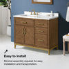 OVE Decors Diya 30" Single Sink Bathroom Vanity, Sage Green, Macchiato, 42 in.