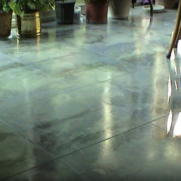 Existing interior concrete floor