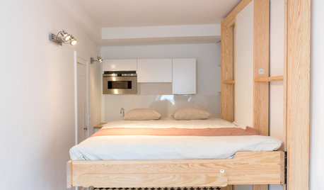 Architecture : Faire entrer un vrai lit dans un studio de 14 m²