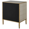 Arista Faux Shagreen Side/ End Table