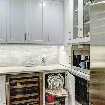 Under counter beverage refrigerator is a welcome addition