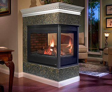 Heatilator Peninsula Gas Fireplace