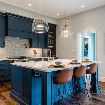 Sky is the Limit - Blue Kitchen