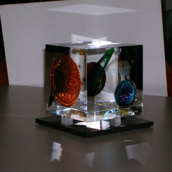 Glass Space cube - Artwork