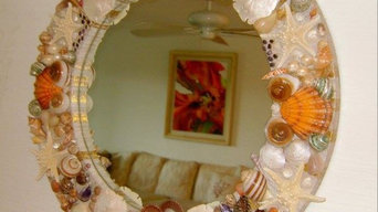 Seashell Mirror for Boca Grande, Florida client