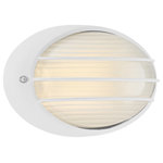 Access Lighting - Cabo Outdoor Bulkhead, White, Opal Glass, Marine Grade, Dedicated LED - Access Lighting is a contemporary lighting brand in the home-furnishings marketplace.  Access brings modern designs paired with cutting-edge technology, at reasonable prices.