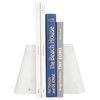 White Marble Bookends, 2-Piece Set