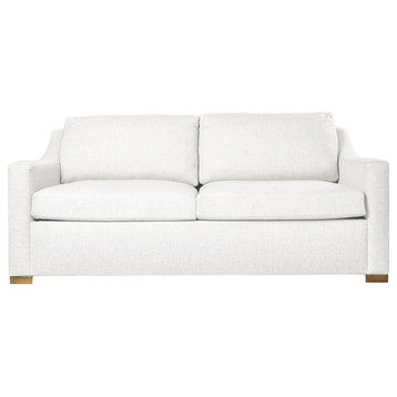Ashley Sleeper Sofa 80", Off White, Premium Memory Foam Mattress