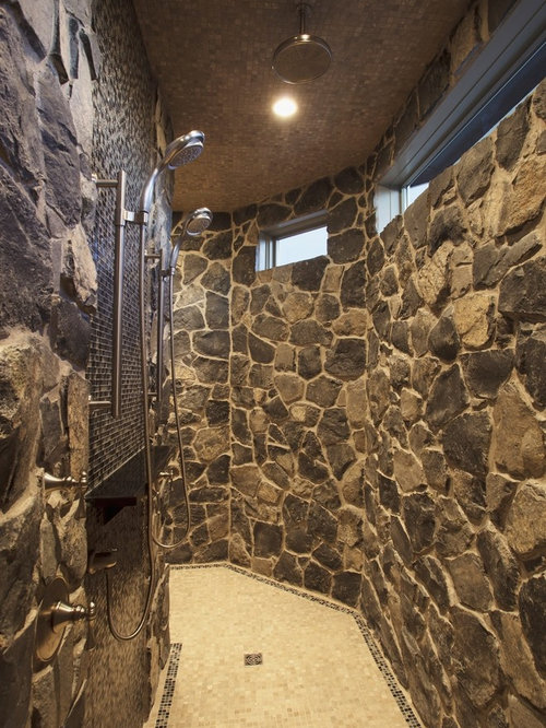 Stone Showers Home Design Ideas, Pictures, Remodel and Decor