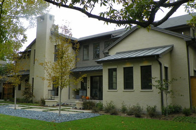Traditional exterior home idea in Dallas