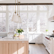 Kitchen White And Wood