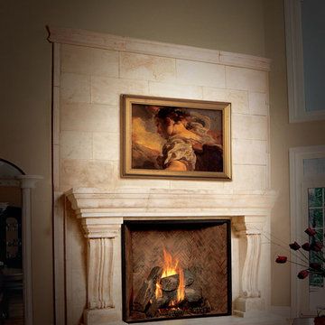 Elegant Victorian Style Fireplace