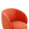 Kiki Paprika Orange Velvet Accent Chair