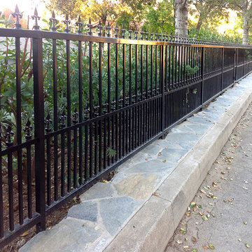 Custom Fence--Front Yard Wrought Iron