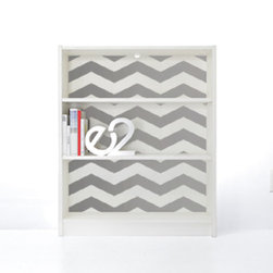 PANYL Pewter Chevrons for IKEA BILLY - Home Decor