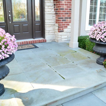 McHenry Front Landscaping Entryway