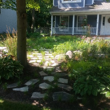 Rockford mulch-less front yard