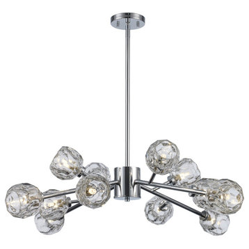 Sequoia 12 Light Pendant in Polished Chrome