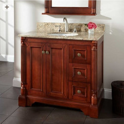 Customize Solid Wood Bathroom Vanity- - Products