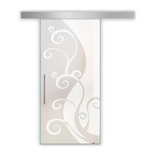 Opaque Glass Door