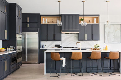 Inspiration for a transitional kitchen remodel in Tampa