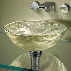 Vitraform 200-M Small Freestanding Vessel Round Basin - Mirror - Products