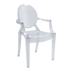 Louis Ghost Armchair Pack of 2 - Outdoor Lounge Chairs