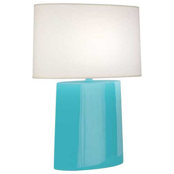 Victor Table Lamp, Egg Blue