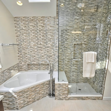 Master Bathroom - Shower and Corner Tub